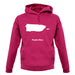 Puerto Rico Silhouette unisex hoodie