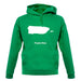 Puerto Rico Silhouette unisex hoodie