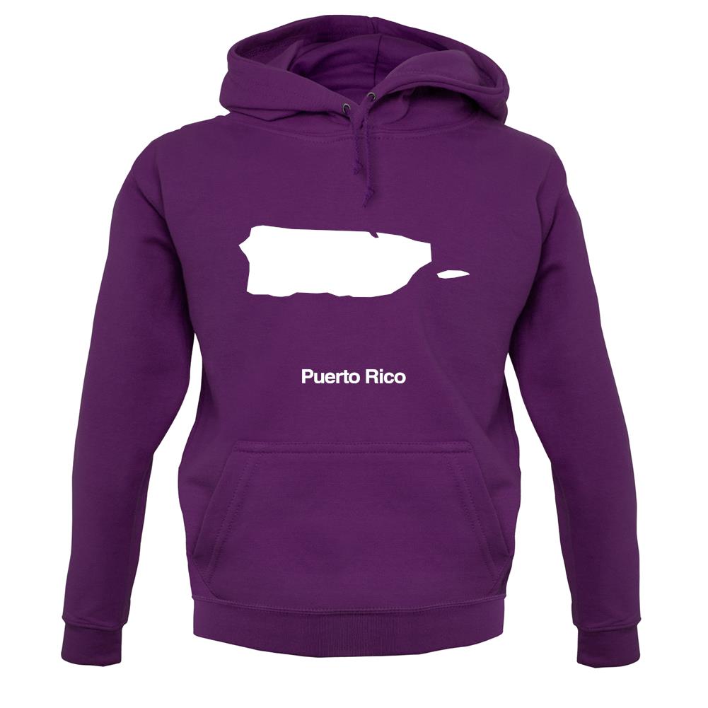 Puerto Rico Silhouette unisex hoodie