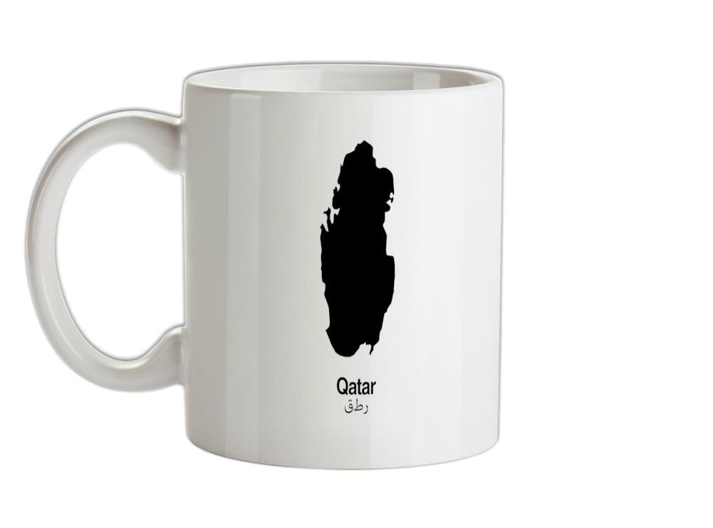 Qatar Silhouette Ceramic Mug