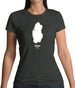 Qatar Silhouette Womens T-Shirt