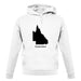 Queensland Silhouette unisex hoodie