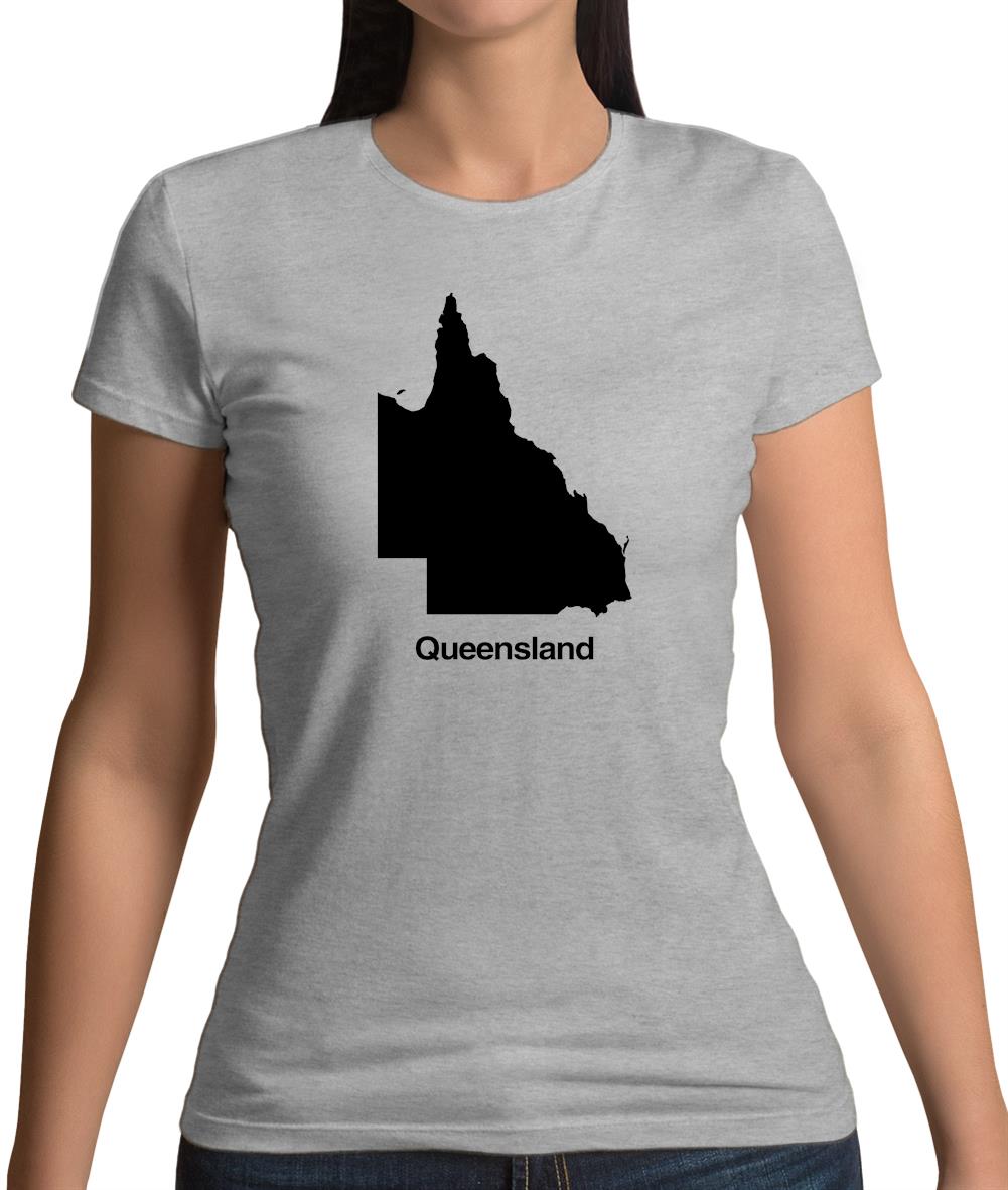 Queensland Silhouette Womens T-Shirt