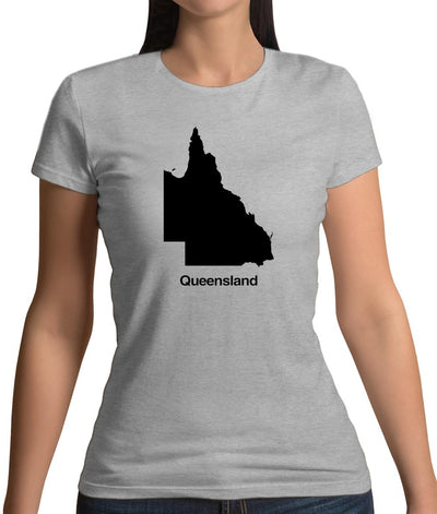 Queensland Silhouette Womens T-Shirt