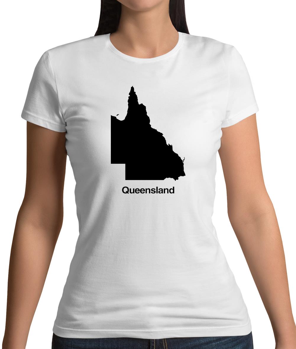 Queensland Silhouette Womens T-Shirt