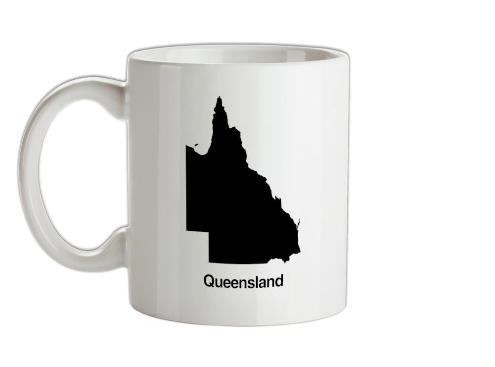 Queensland Silhouette Ceramic Mug