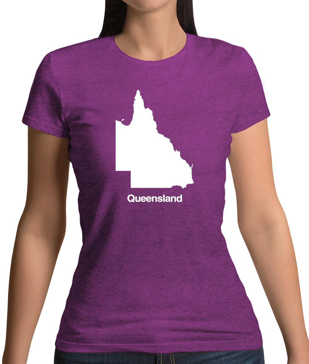 Queensland Silhouette Womens T-Shirt