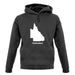 Queensland Silhouette unisex hoodie