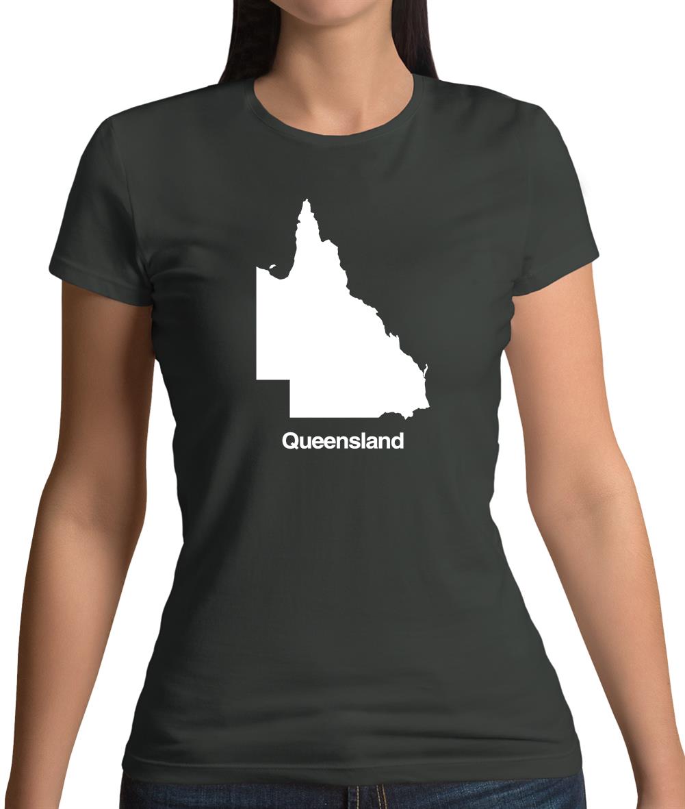 Queensland Silhouette Womens T-Shirt