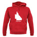 Queensland Silhouette unisex hoodie