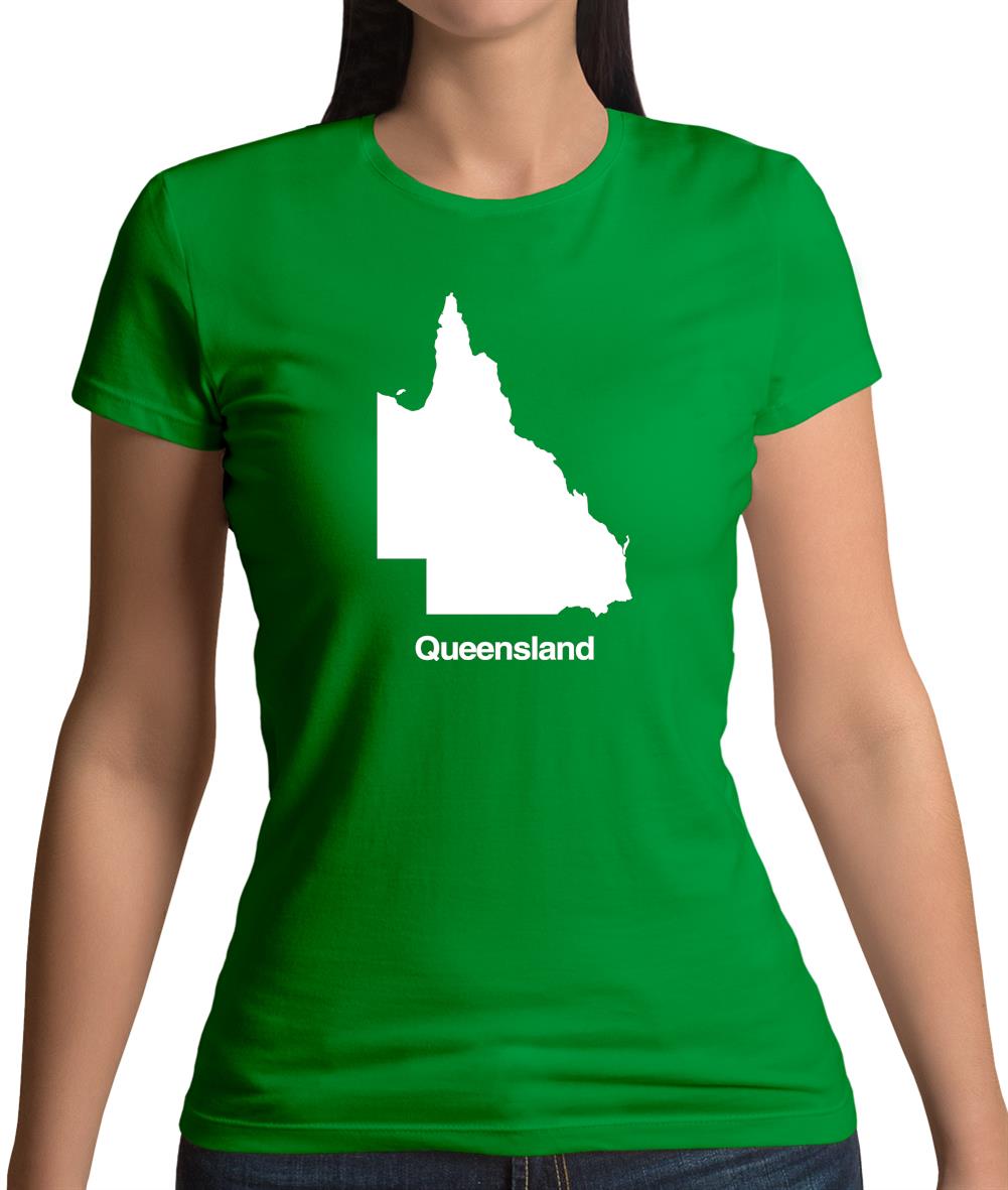 Queensland Silhouette Womens T-Shirt