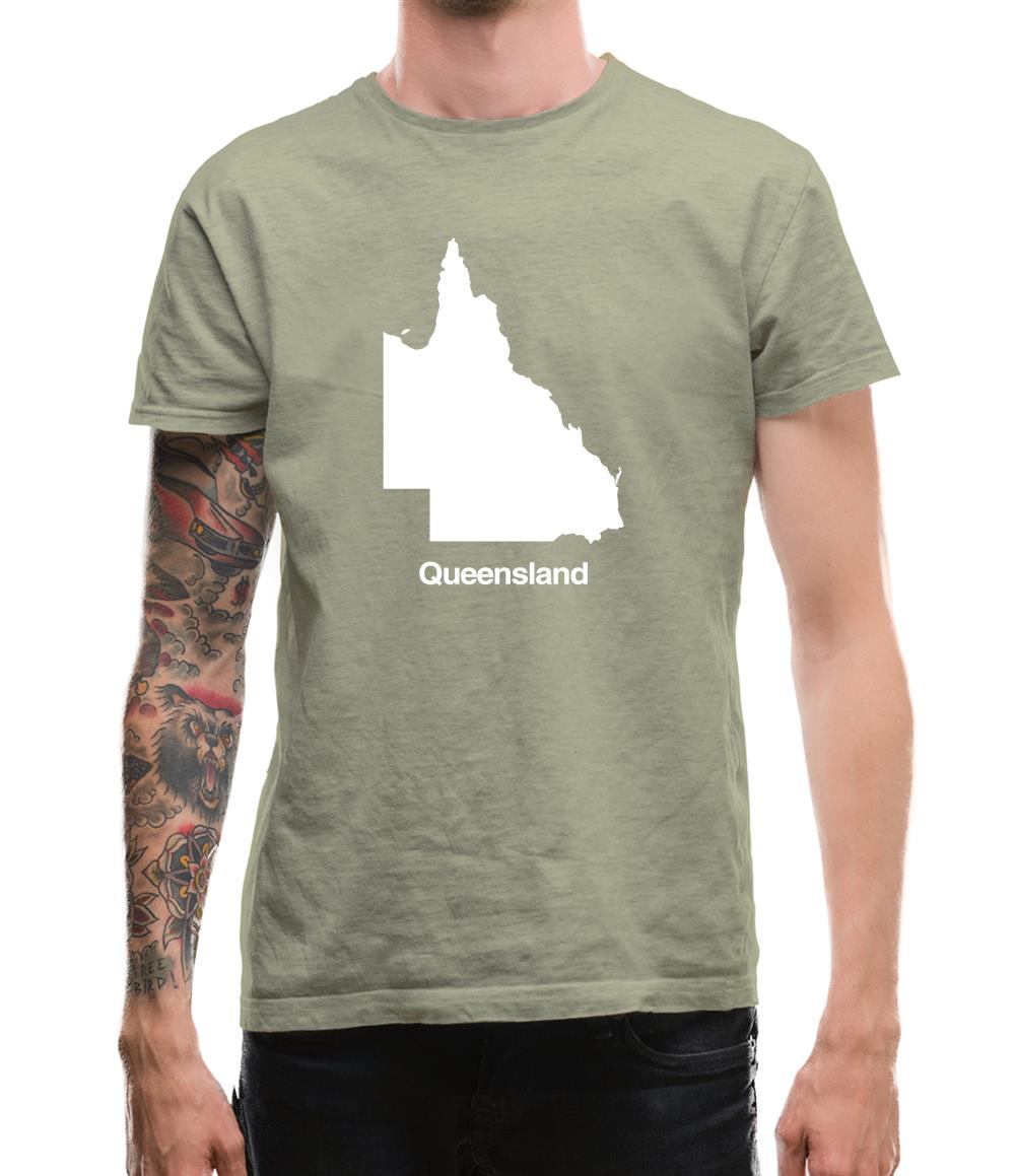 Queensland Silhouette Mens T-Shirt
