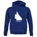 Queensland Silhouette unisex hoodie