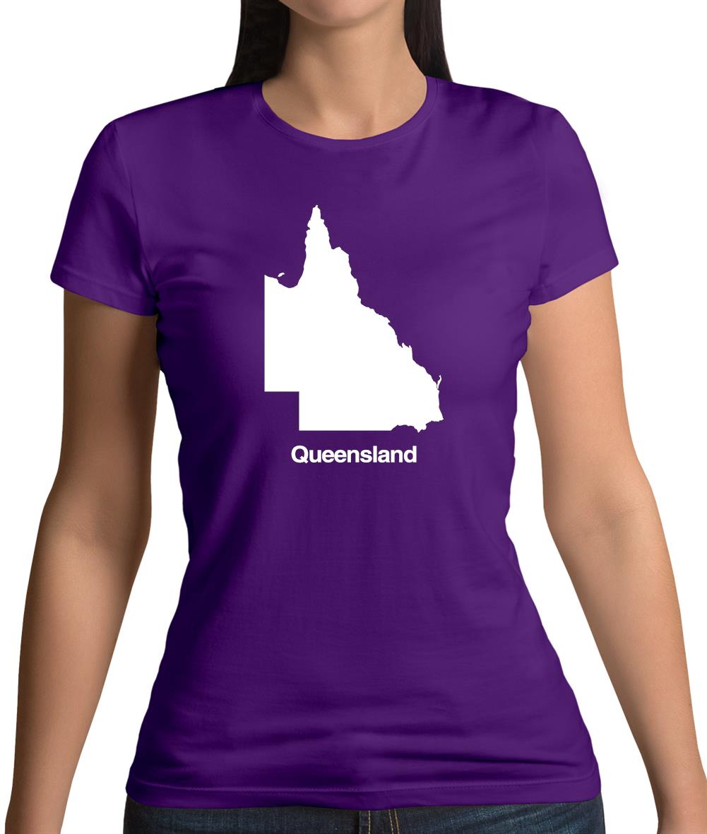 Queensland Silhouette Womens T-Shirt