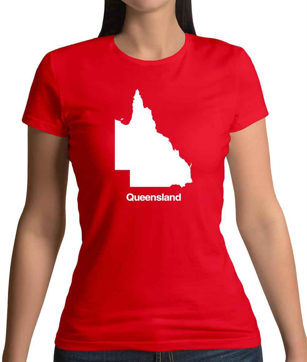 Queensland Silhouette Womens T-Shirt