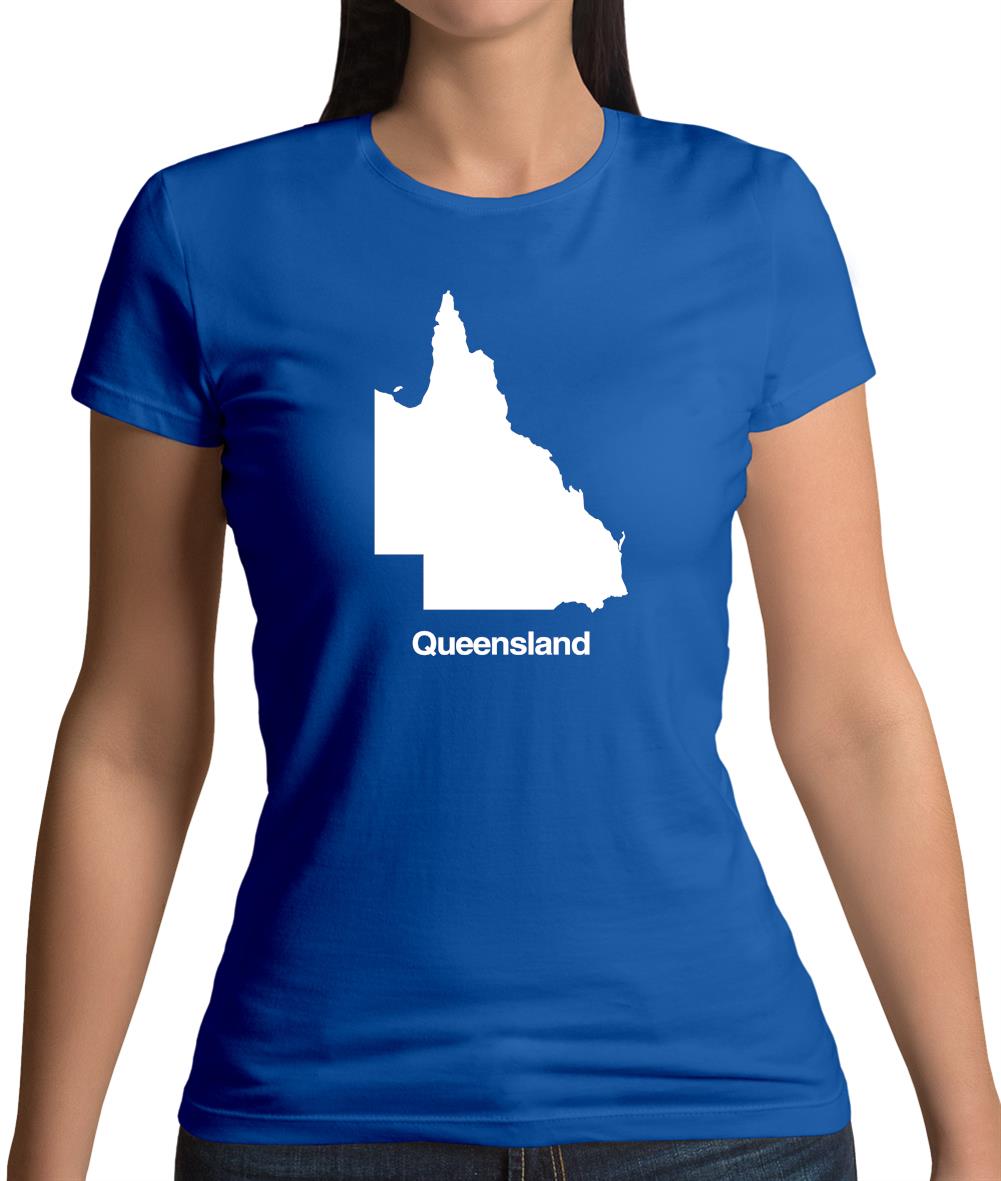 Queensland Silhouette Womens T-Shirt