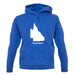 Queensland Silhouette unisex hoodie