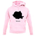 Romania Silhouette unisex hoodie