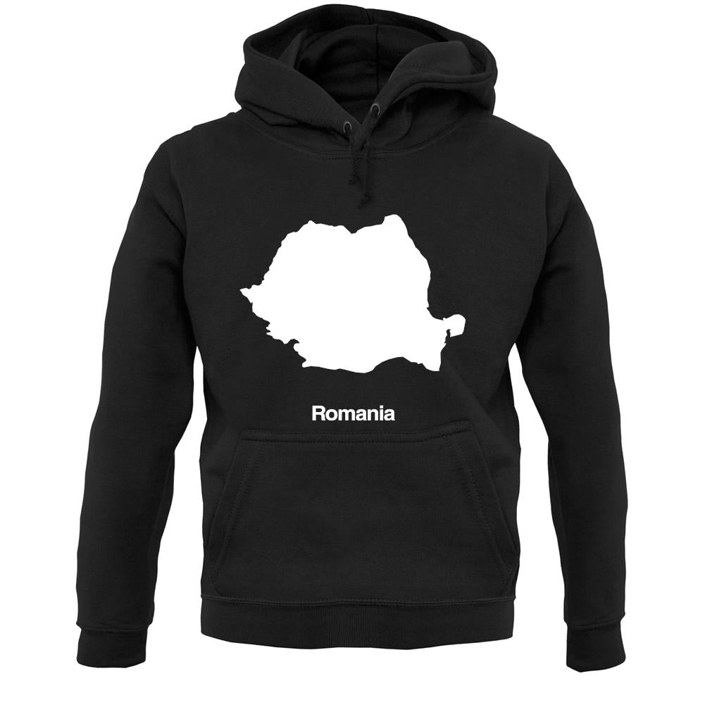 Romania Silhouette Unisex Hoodie