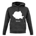 Romania Silhouette unisex hoodie