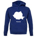 Romania Silhouette unisex hoodie