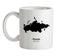 Russia Silhouette Ceramic Mug