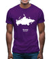 Russia Silhouette Mens T-Shirt