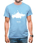 Russia Silhouette Mens T-Shirt