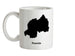 Rwanda Silhouette Ceramic Mug