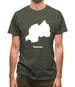 Rwanda Silhouette Mens T-Shirt