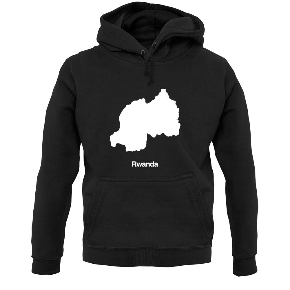 Rwanda Silhouette Unisex Hoodie