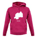 Rwanda Silhouette unisex hoodie