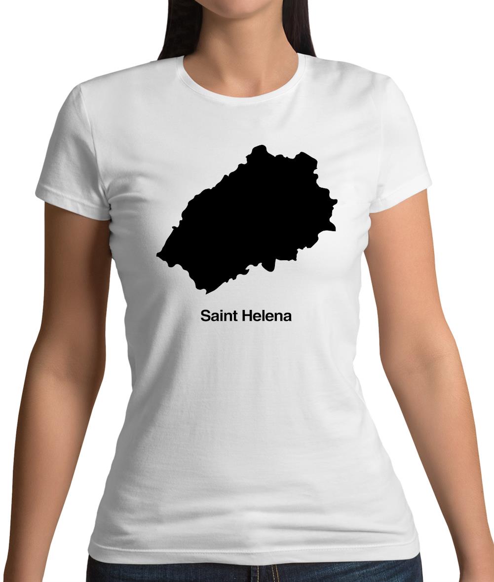 Saint Helena Silhouette Womens T-Shirt