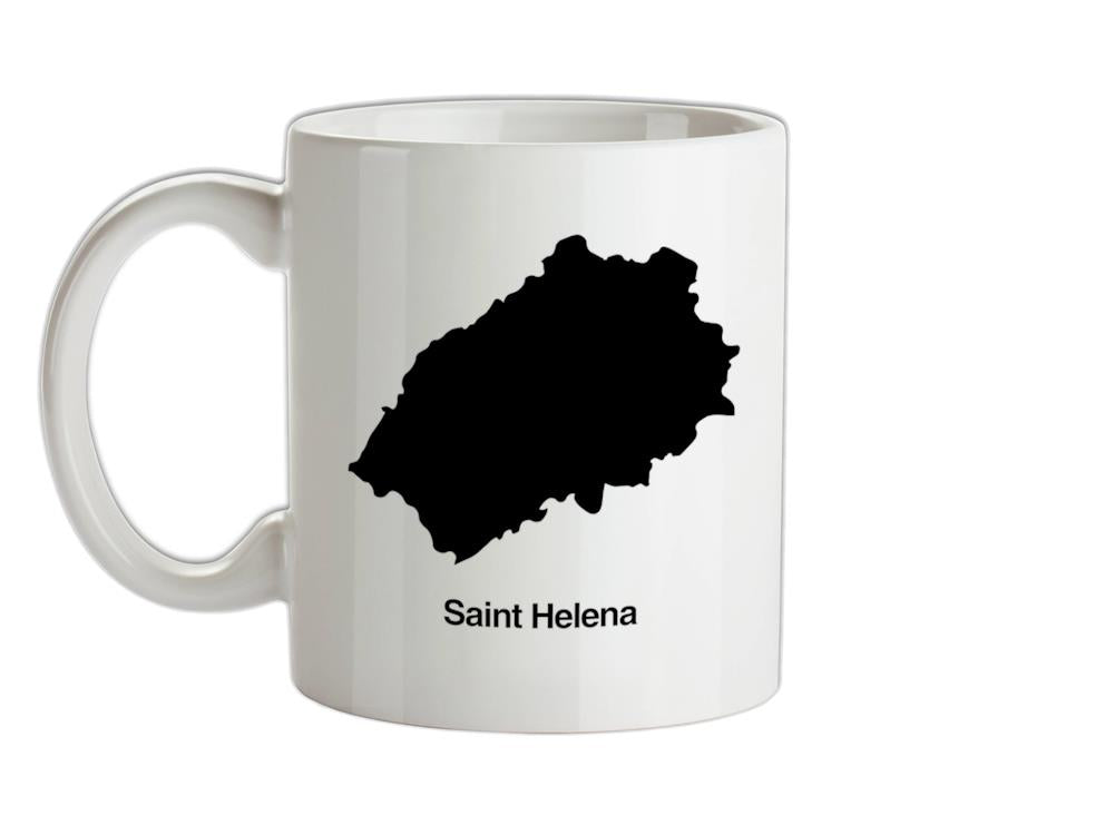 Saint Helena Silhouette Ceramic Mug