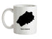 Saint Helena Silhouette Ceramic Mug