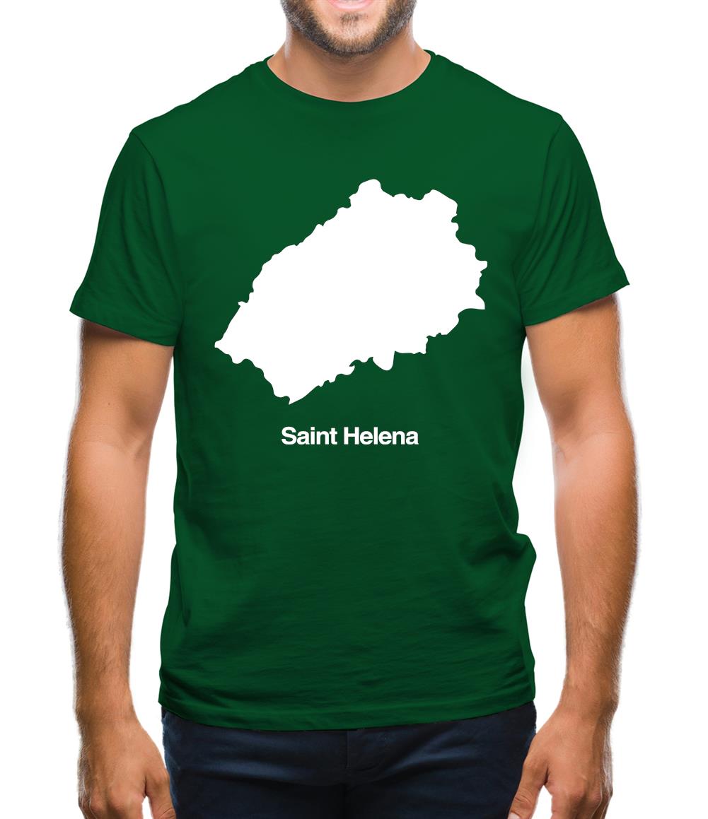 Saint Helena Silhouette Mens T-Shirt