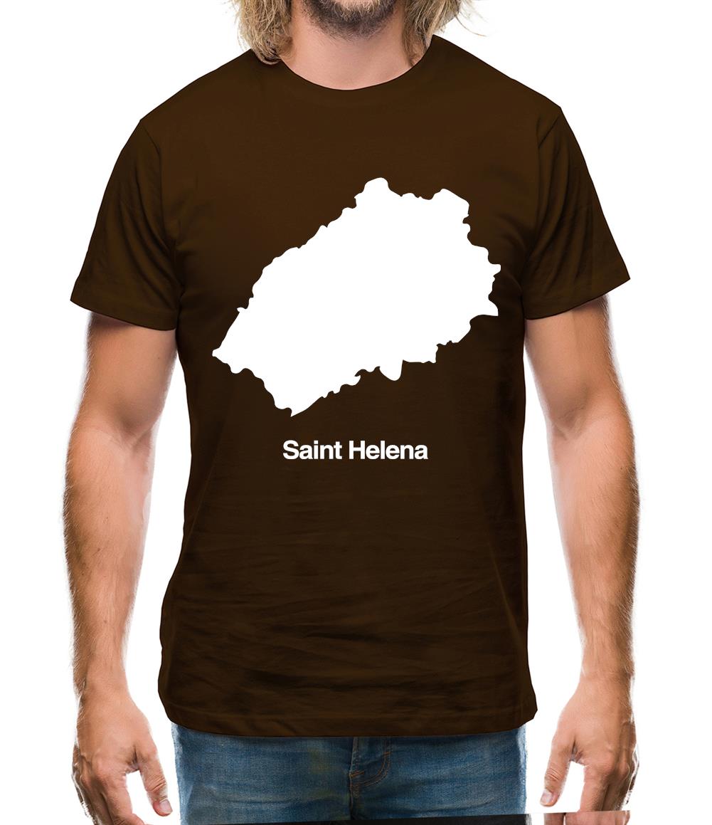 Saint Helena Silhouette Mens T-Shirt