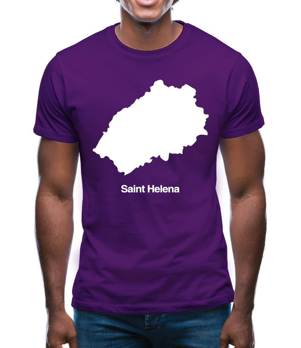 Saint Helena Silhouette Mens T-Shirt