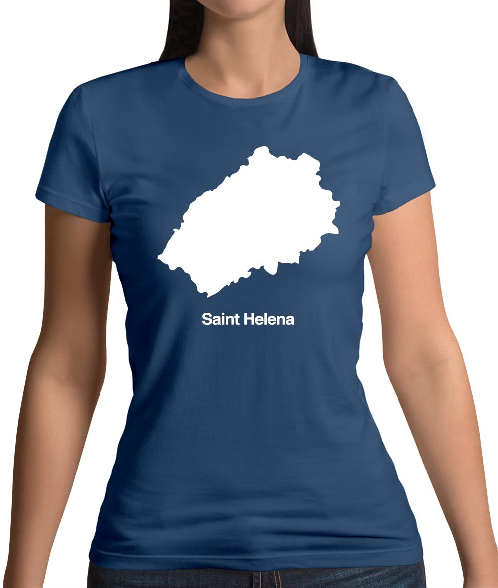 Saint Helena Silhouette Womens T-Shirt
