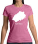 Saint Helena Silhouette Womens T-Shirt