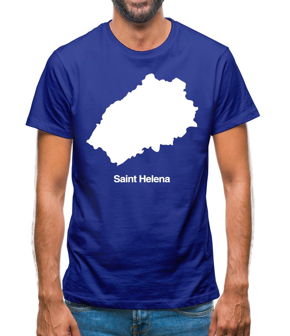 Saint Helena Silhouette Mens T-Shirt