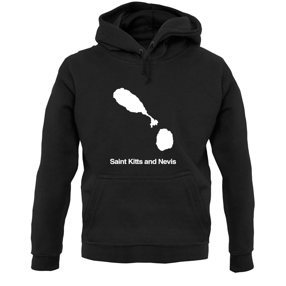 Saint Kitts And Nevis Silhouette Unisex Hoodie