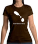 Saint Kitts And Nevis Silhouette Womens T-Shirt