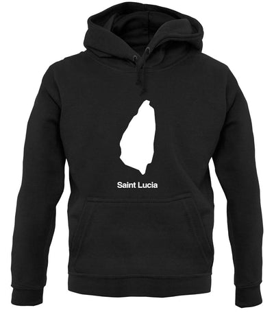 Saint Lucia Silhouette unisex hoodie