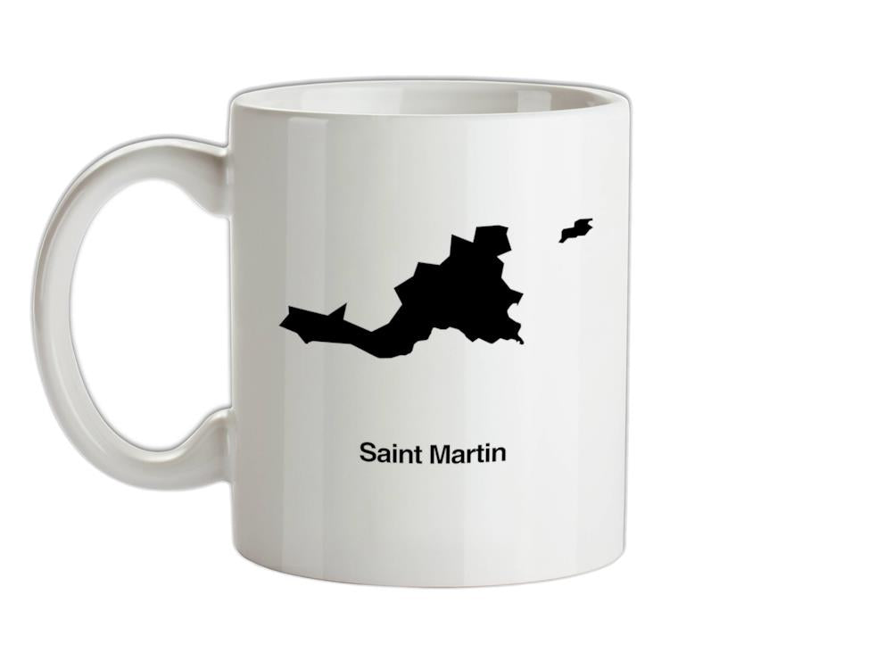Saint Martin Silhouette Ceramic Mug
