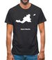 Saint Martin Silhouette Mens T-Shirt