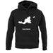 Saint Martin Silhouette unisex hoodie