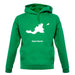 Saint Martin Silhouette unisex hoodie