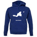 Saint Martin Silhouette unisex hoodie