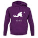 Saint Martin Silhouette unisex hoodie